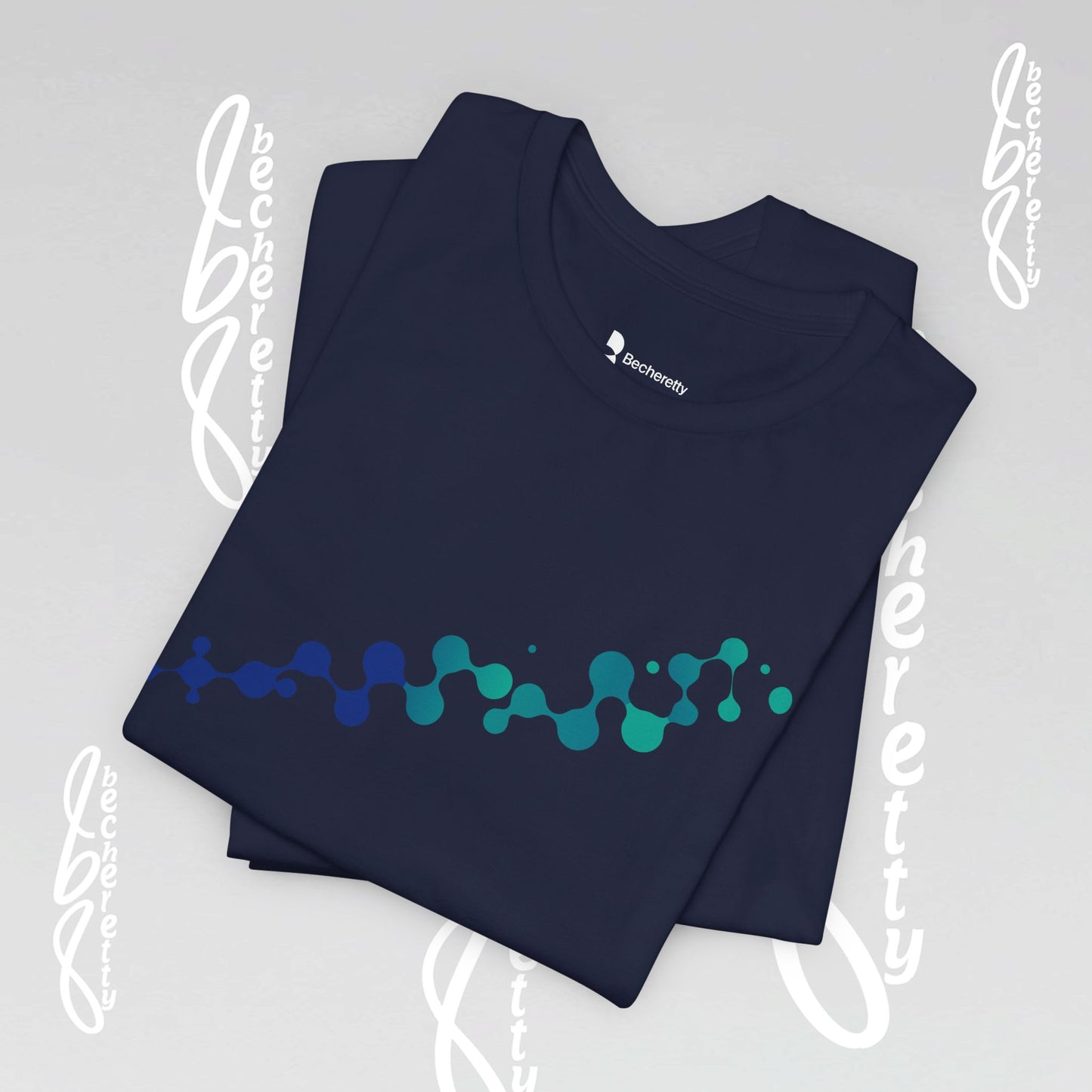 Abstract Graphic Tee - Supporting Autism Awareness - Becheretty design. Wear it to share the message
