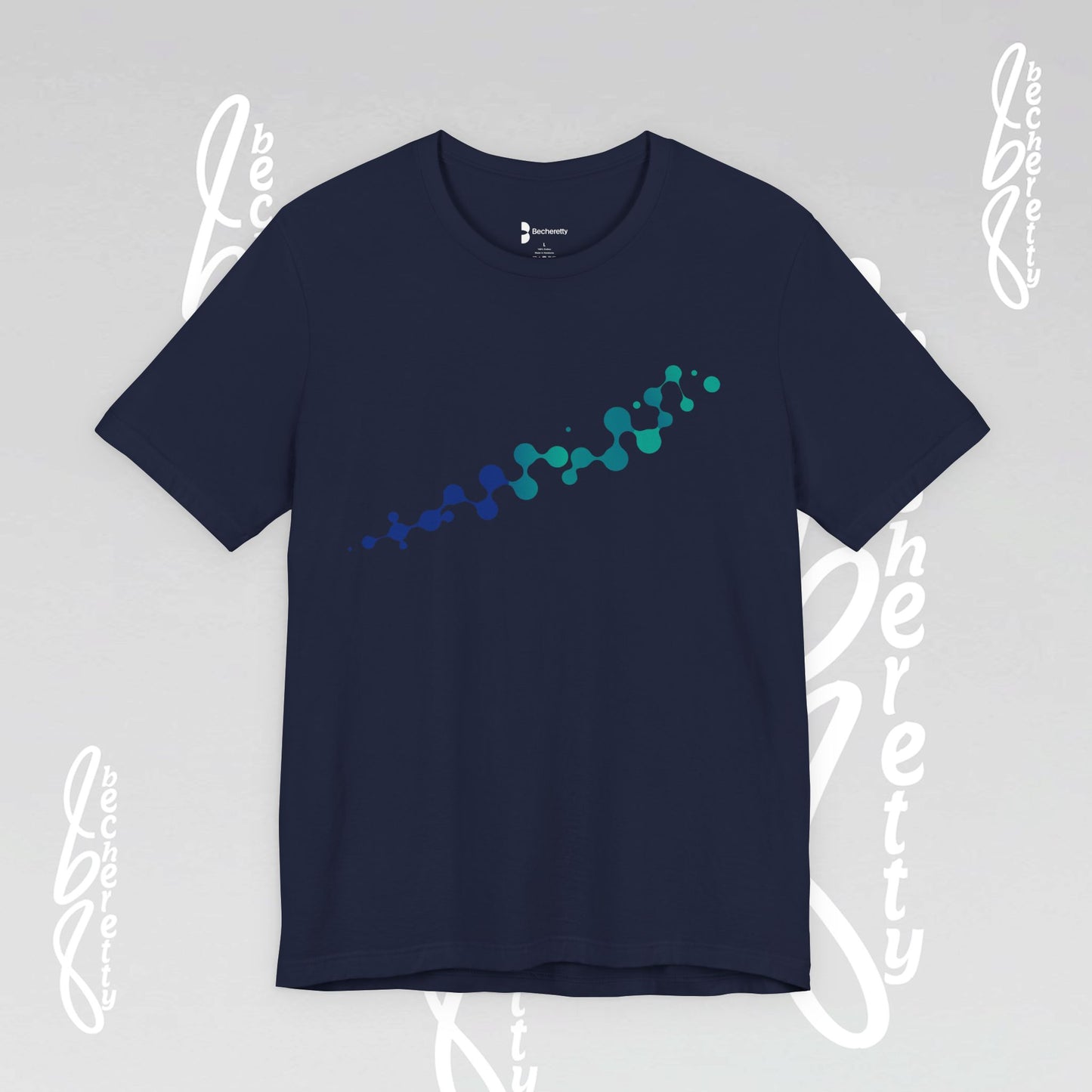 Abstract Graphic Tee - Supporting Autism Awareness - Becheretty design. Wear it to share the message