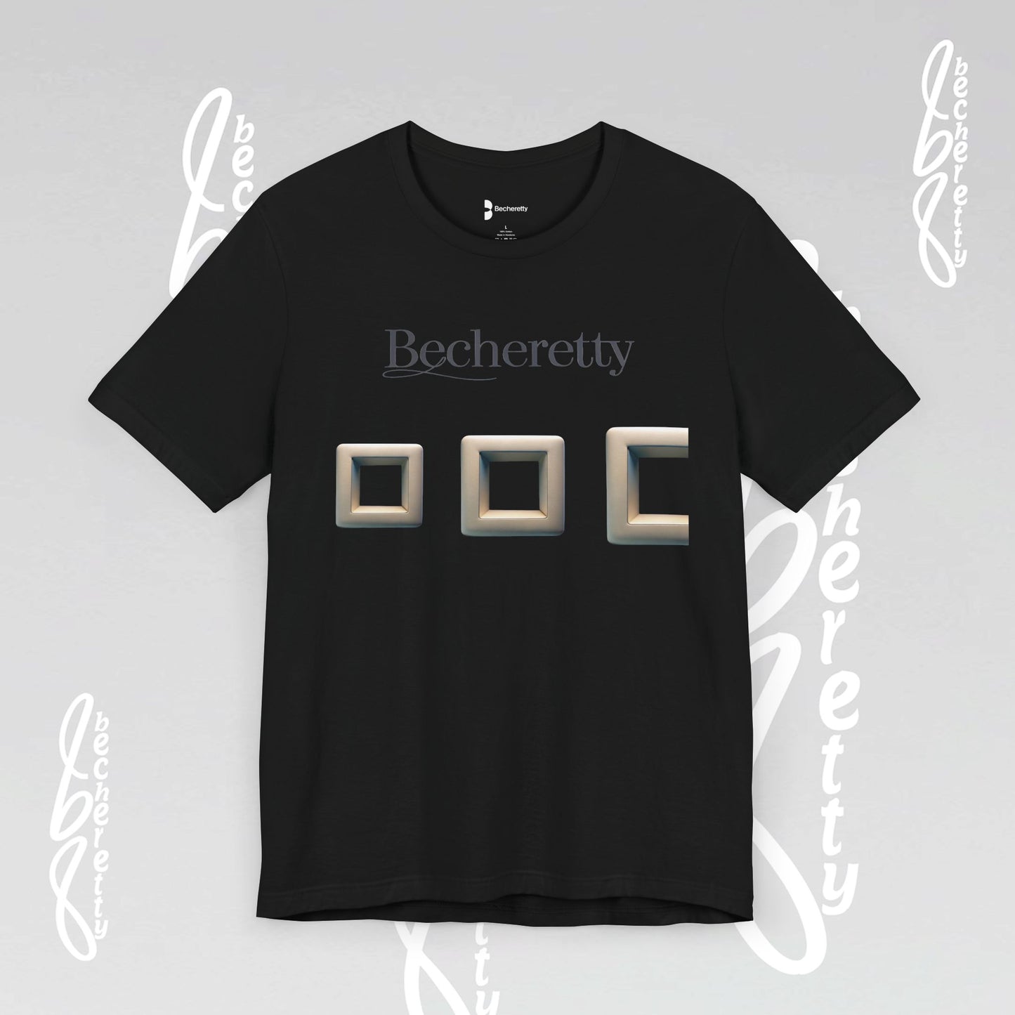 Modern Minimalist Graphic Tee - Becheretty - Artistic Everyday wear, Unique gift