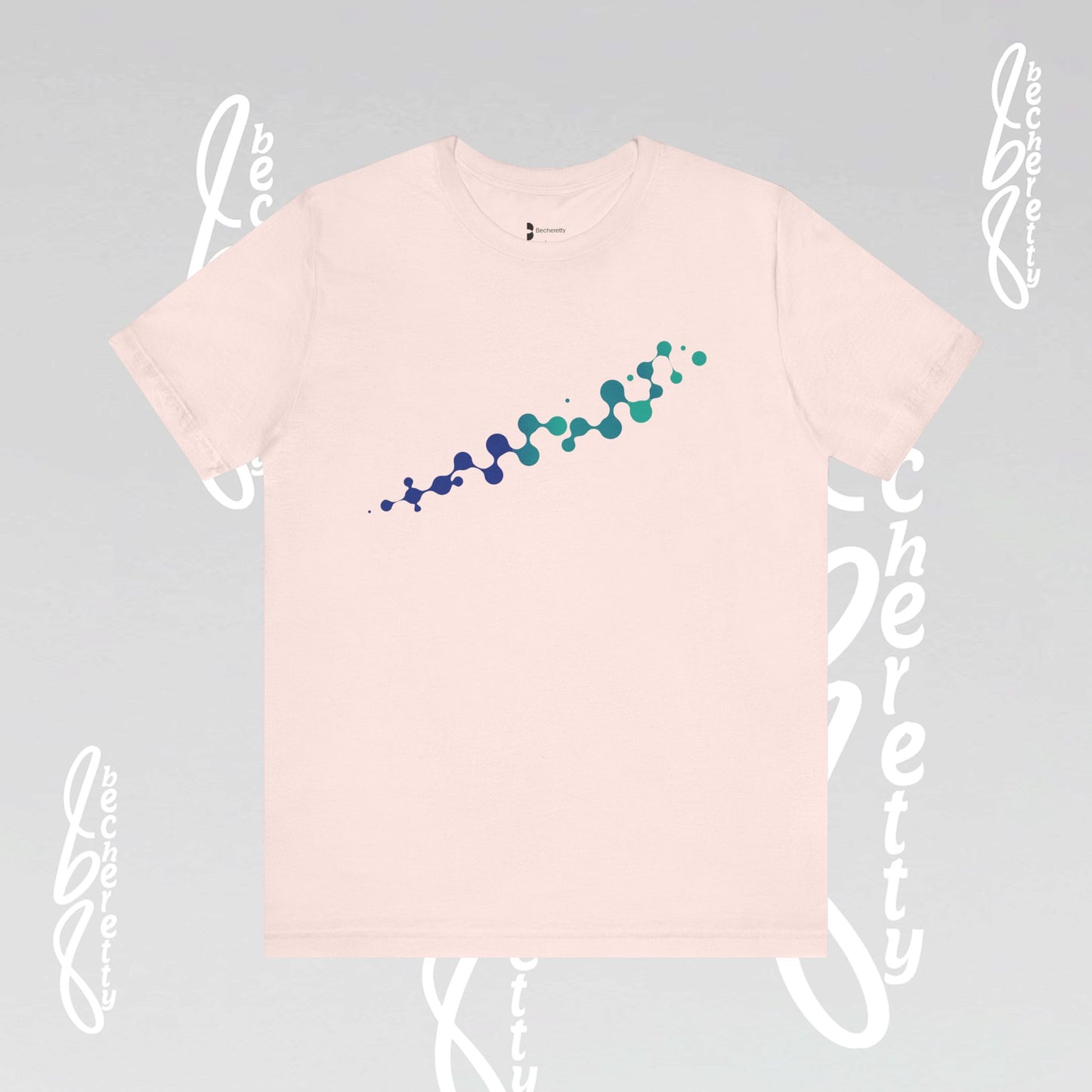 Abstract Graphic Tee - Supporting Autism Awareness - Becheretty design. Wear it to share the message