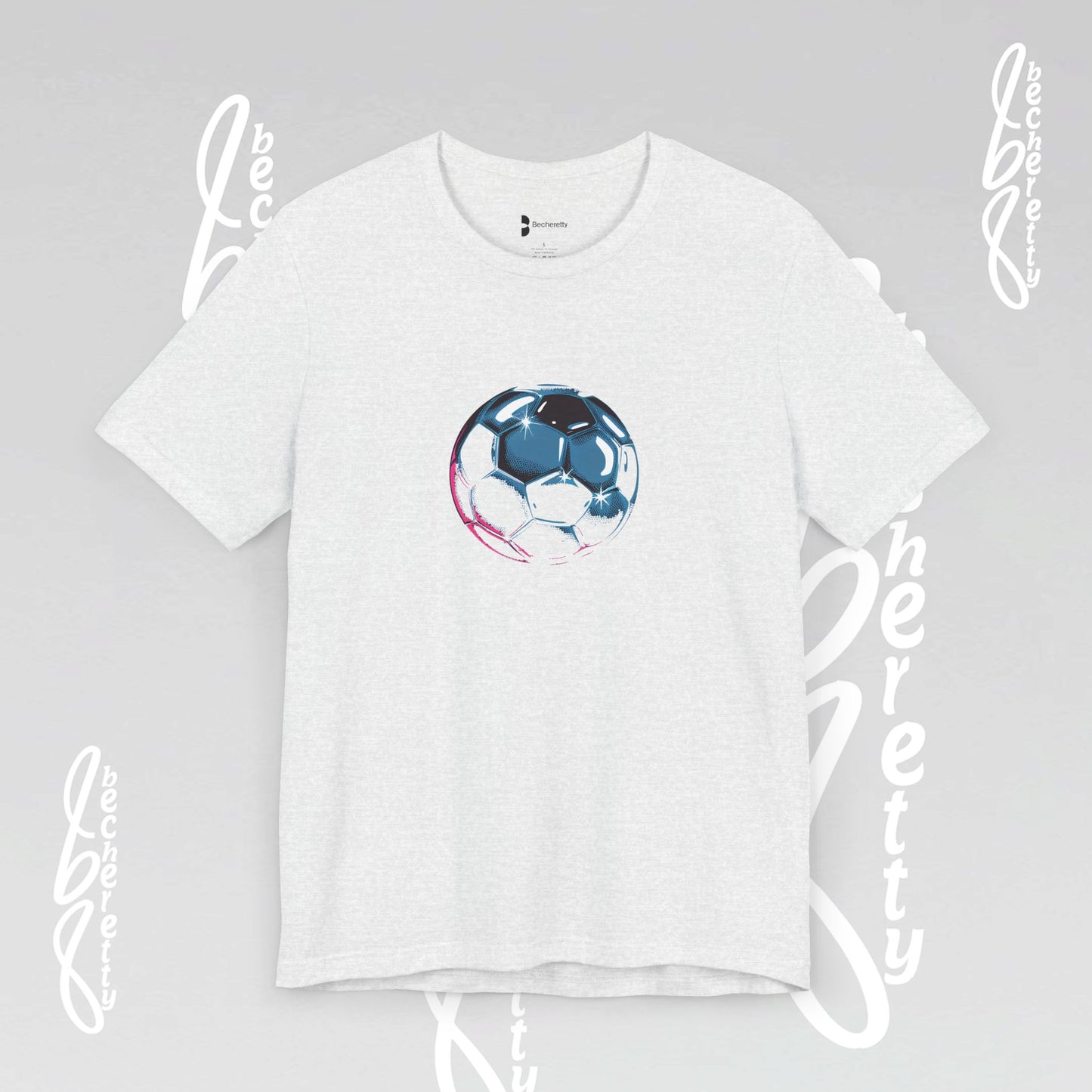 Artistic Soccer Ball - Unisex T-Shirt - Becheretty Graphic - Active Lifestyle / Casual Wear