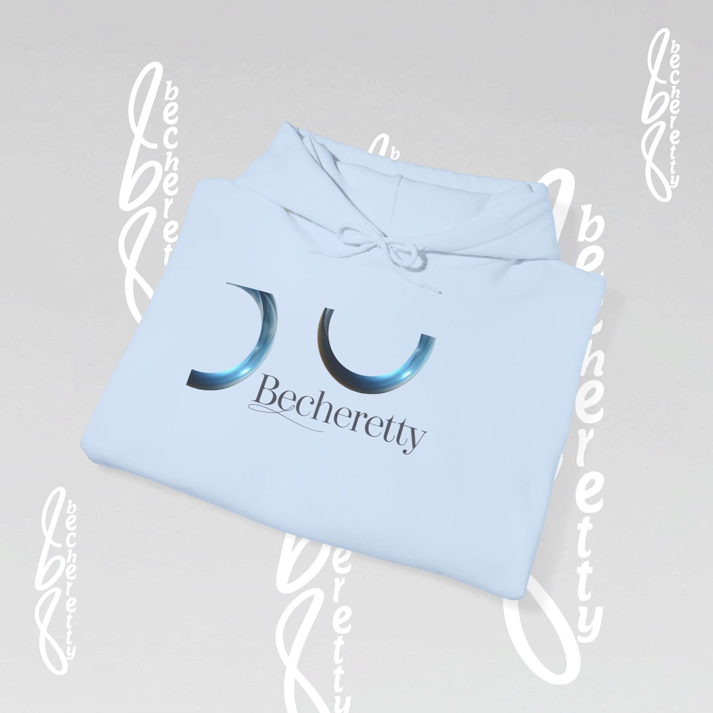 Graphic Hooded - Minimalist Design Becheretty - Broken Vector Line - Unisex