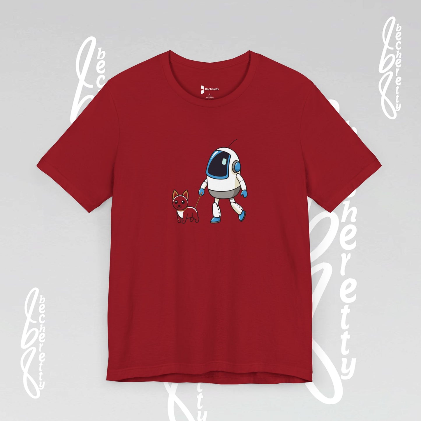 Funny & Futuristic Graphic Becheretty - Walk My Dog - Everyday Wear - Gift Idea
