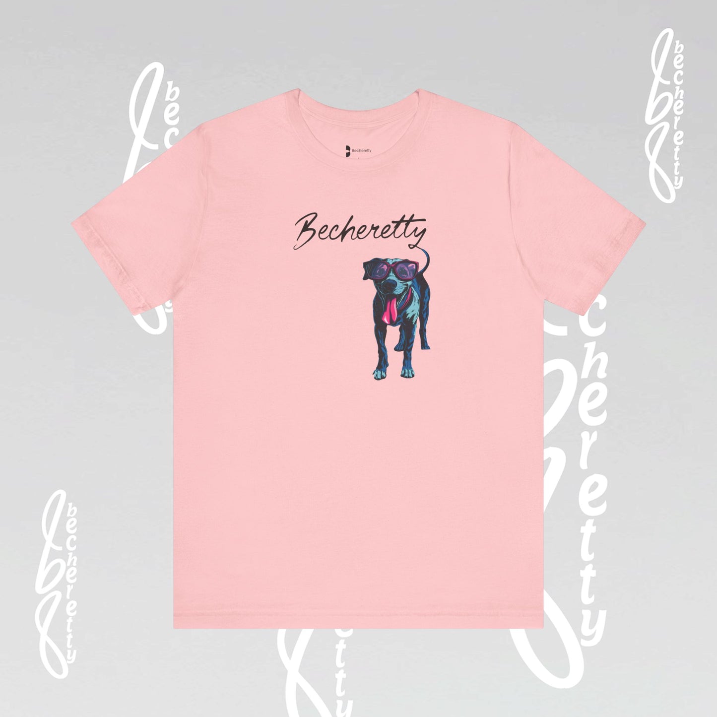 Dog Lovers T-Shirt Unisex - Art Graphic Becheretty - Unique Pet Apparel - Casual Wear