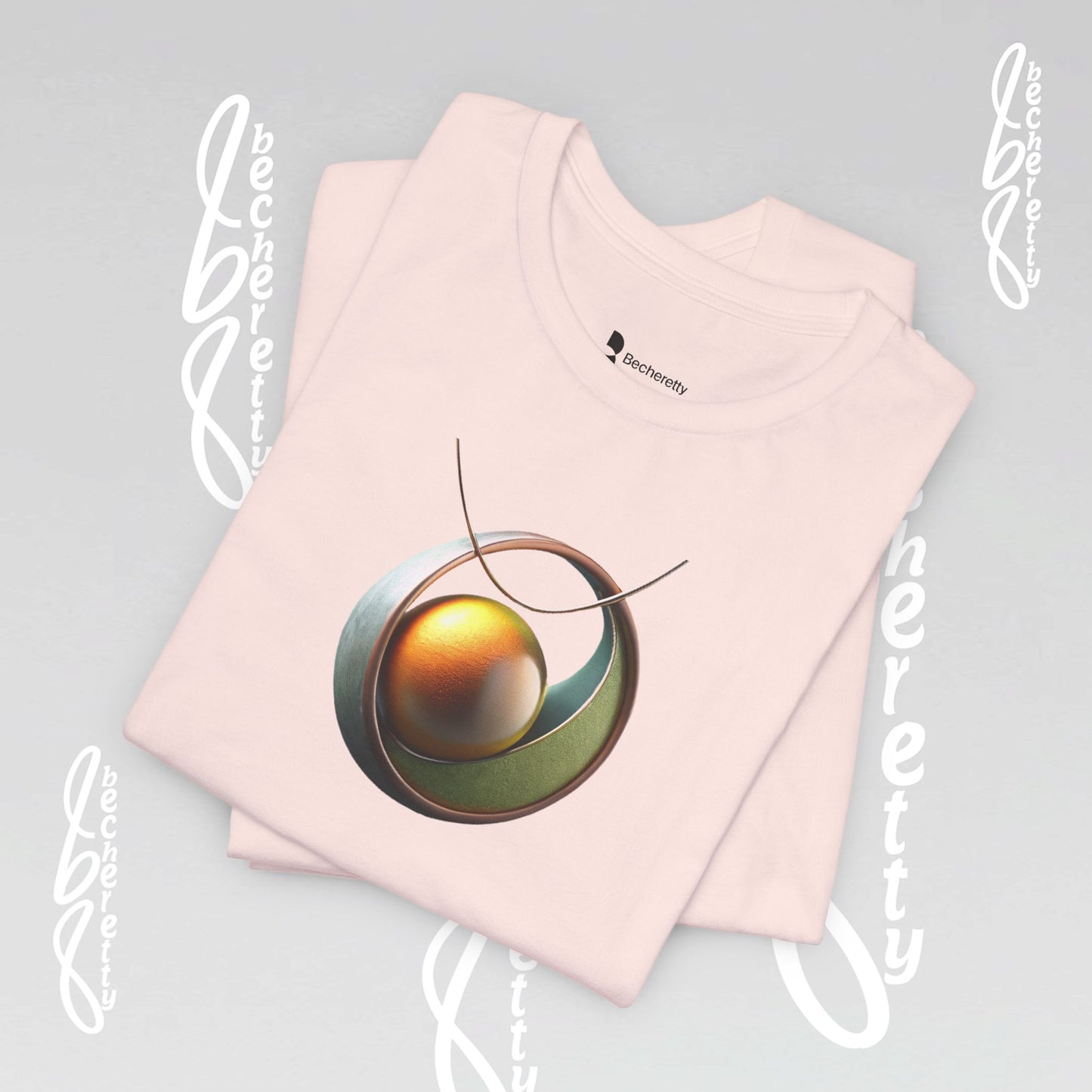 Art Graphic Becheretty "Necklace" - Stylish Design T-Shirt - Casual Wear, Gift for Art Lovers, Everyday Style, Unique Art Apparel