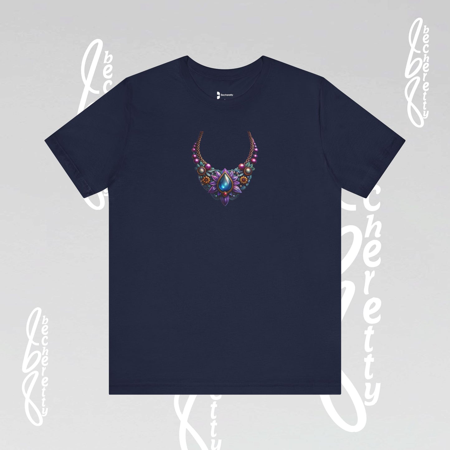 Colorful Necklace Design - Bohemian Inspire - Short Sleeve T'Shirt - Perfect gift for women