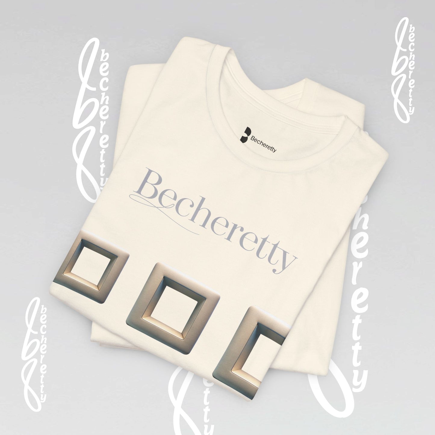 Modern Minimalist Graphic Tee - Becheretty - Artistic Everyday wear, Unique gift