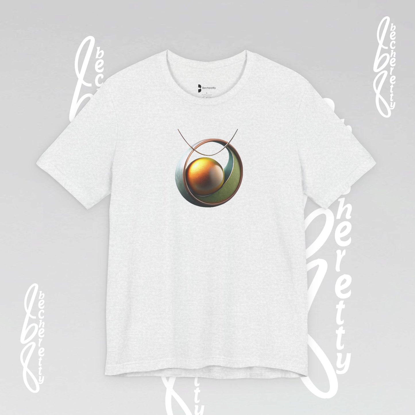 Art Graphic Becheretty "Necklace" - Stylish Design T-Shirt - Casual Wear, Gift for Art Lovers, Everyday Style, Unique Art Apparel
