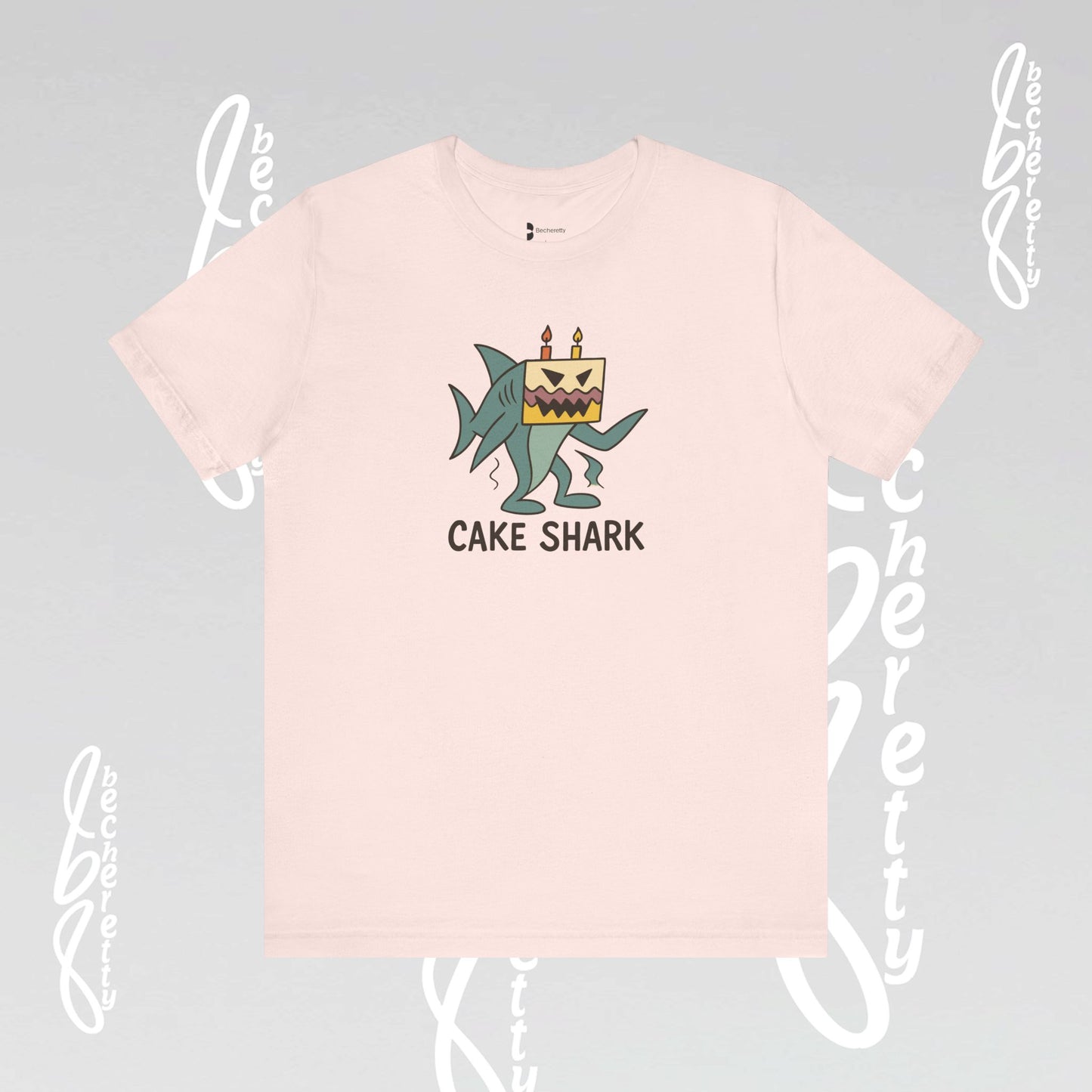 Cake Shark Tee - Designed by a 10-Year-Old - Celebrate Neurodiversity - Casual Wear