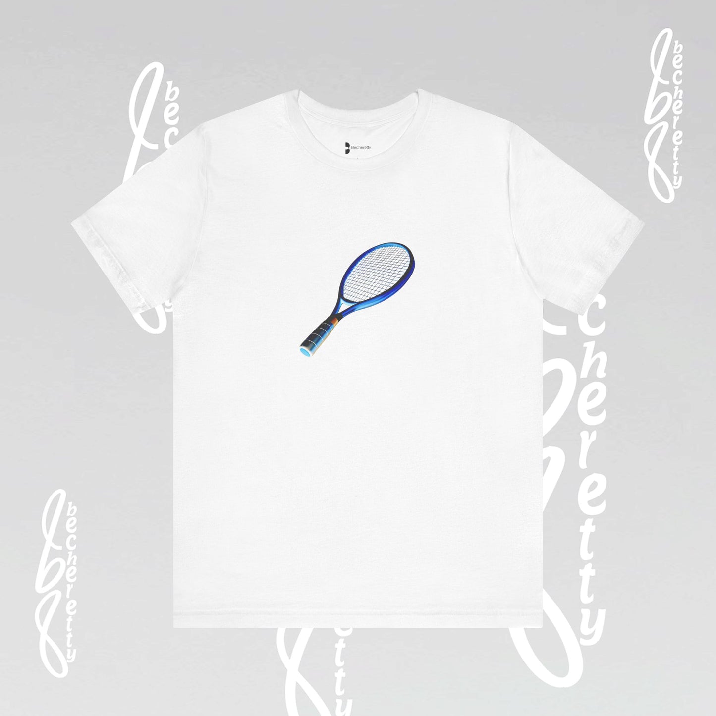 Vintage Tennis Racket - Graphic T'Shirt Becheretty - Tennis Enthusiasts - Casual Wear