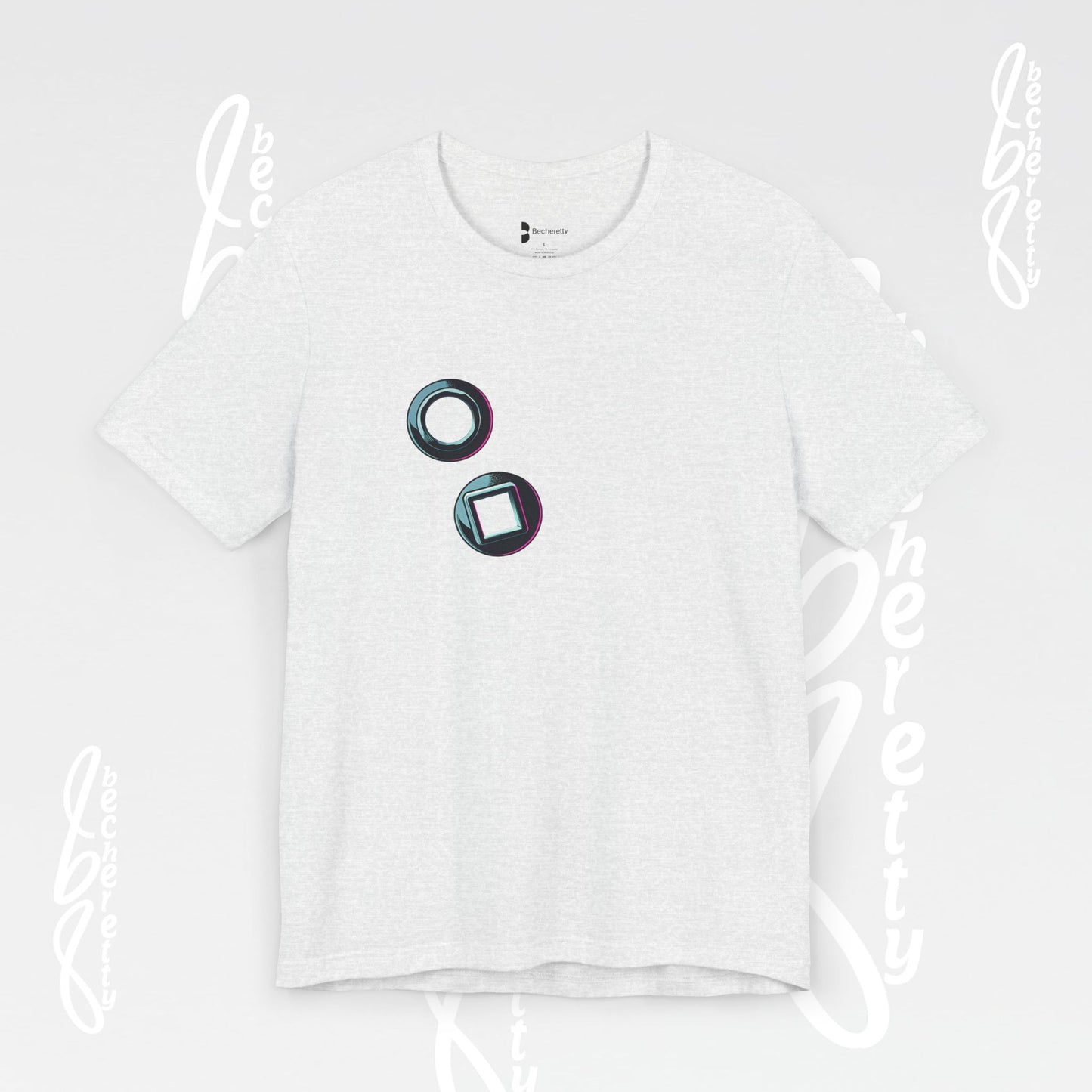 Graphic T-Shirt short sleeve, Unisex - Becheretty Minimalist Design - Casual Wear