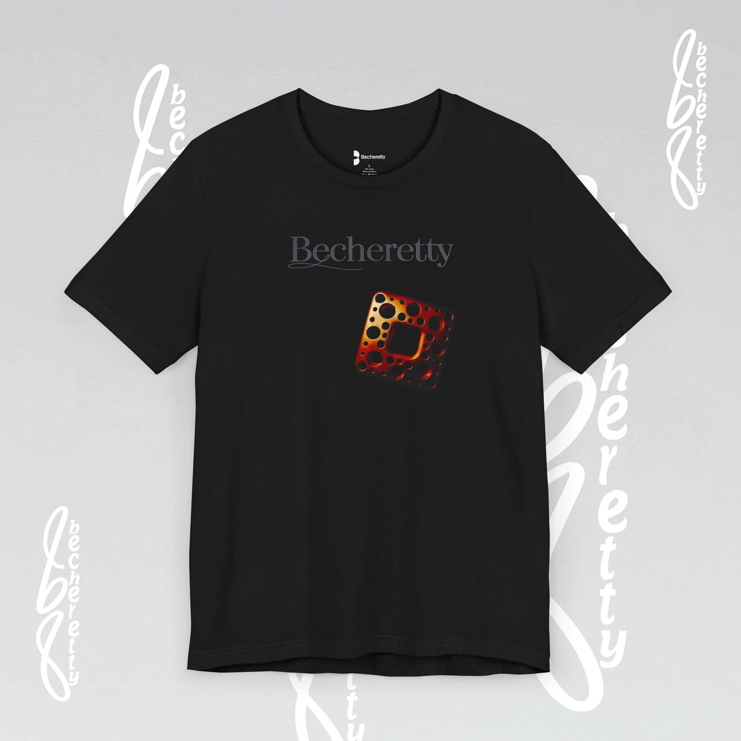 Stylish Minimalist Art Design Becheretty - Trendy short sleeve T-Shirt - Casual Wear - Gift for Him