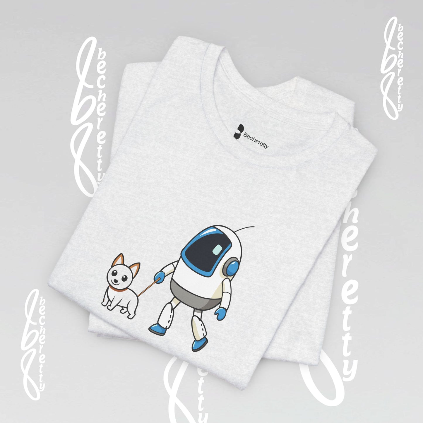 Funny & Futuristic Graphic Becheretty - Walk My Dog - Everyday Wear - Gift Idea