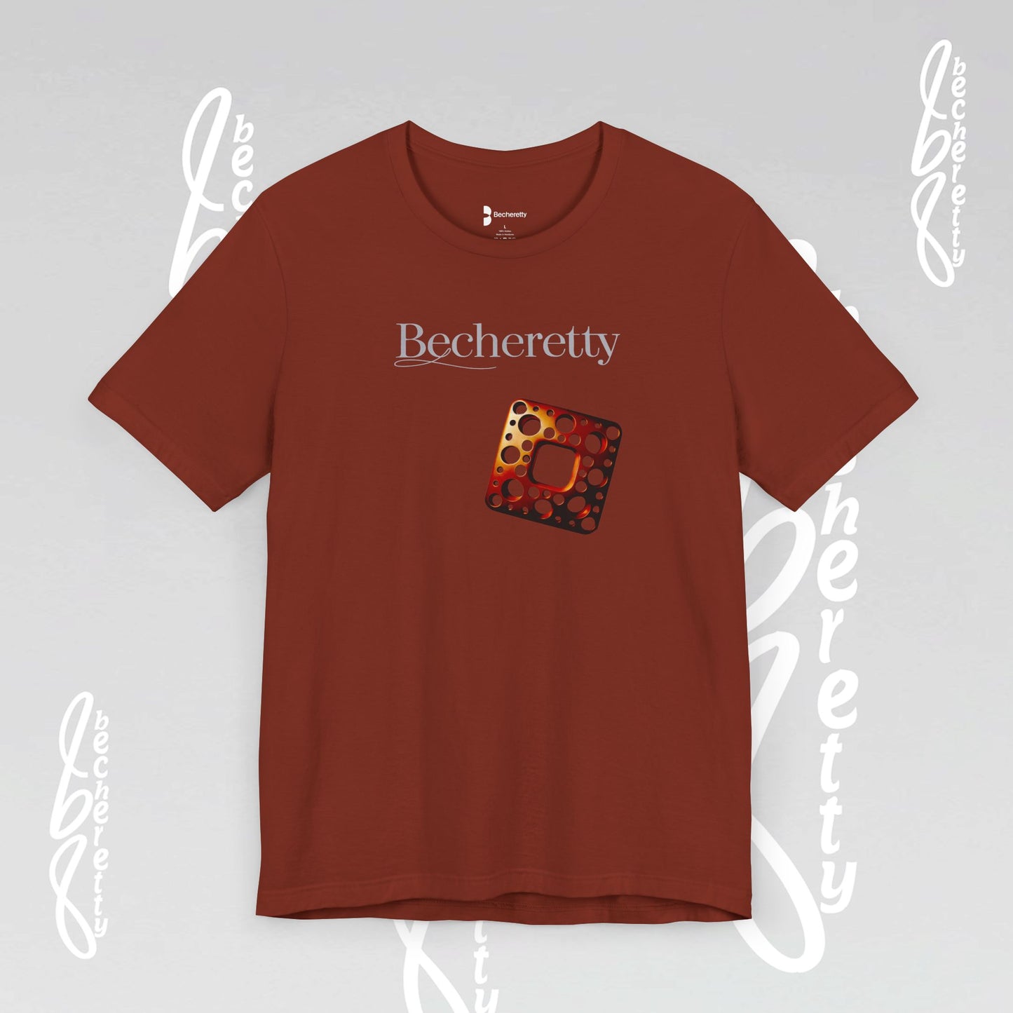 Stylish Minimalist Art Design Becheretty - Trendy short sleeve T-Shirt - Casual Wear - Gift for Him