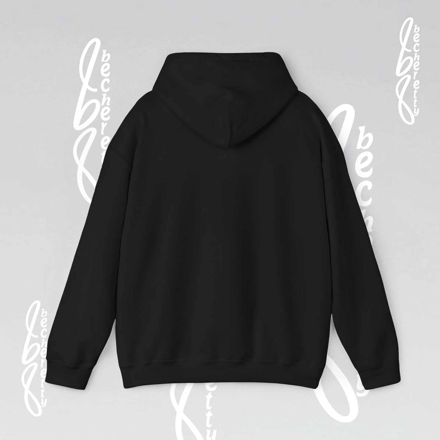 Hooded Minimalist Design Becheretty - Unisex, Pixel Void Line