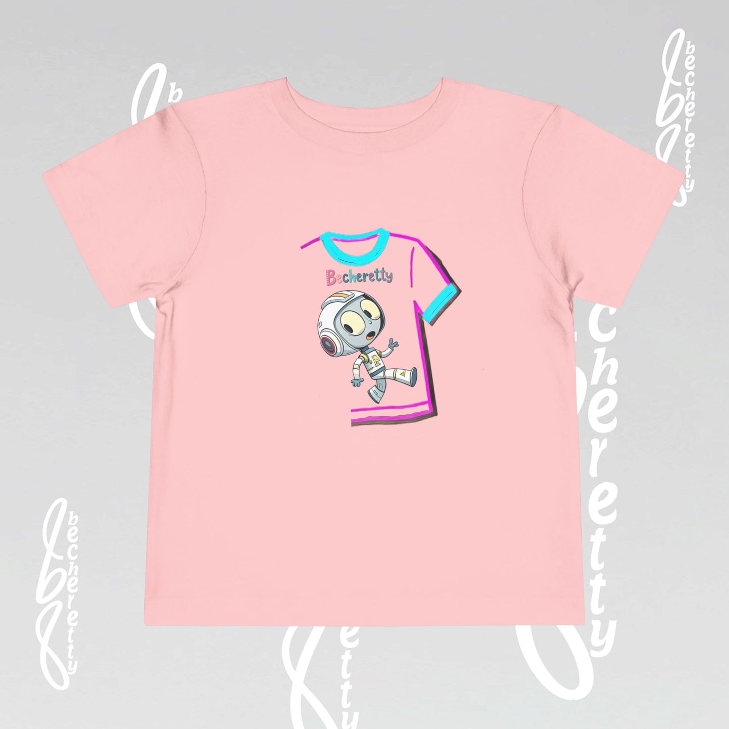 Toddler T-Shirt - Fun & Playful Robot Graphic Becheretty - Surprise your friends with this unique design