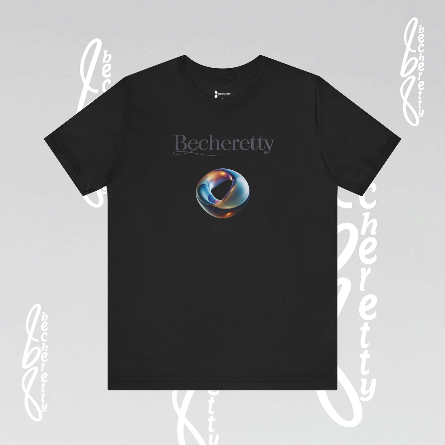 Abstract futuristic ring - Graphic T-Shirt - Becheretty Design - Gift for Women - Casual Wear