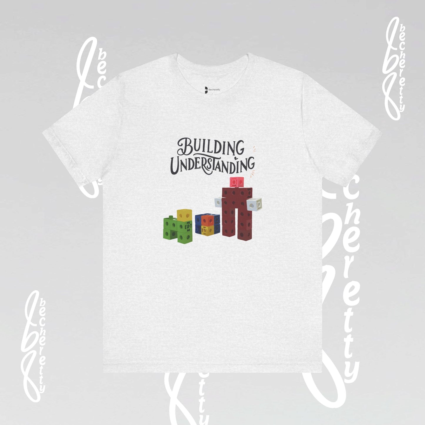 Graphic Building Understanding Tee - Supporting Neurodiversity and Autism Awareness