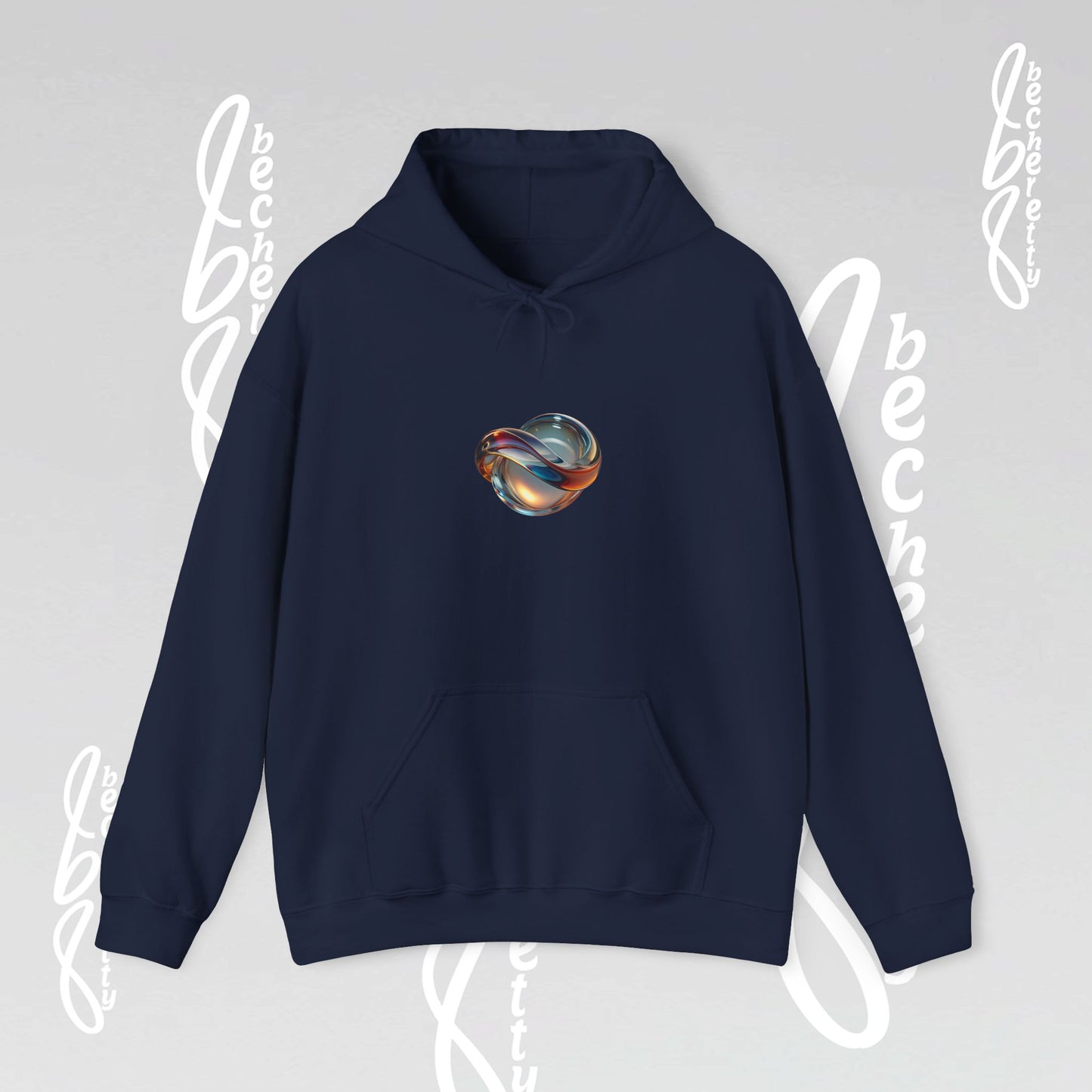 Artistic Graphic Hoodie - Becheretty Futuristic Design