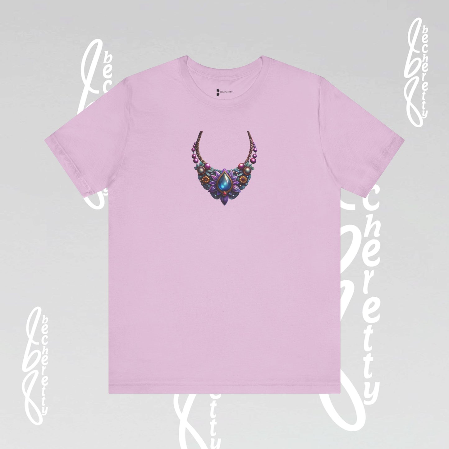 Colorful Necklace Design - Bohemian Inspire - Short Sleeve T'Shirt - Perfect gift for women