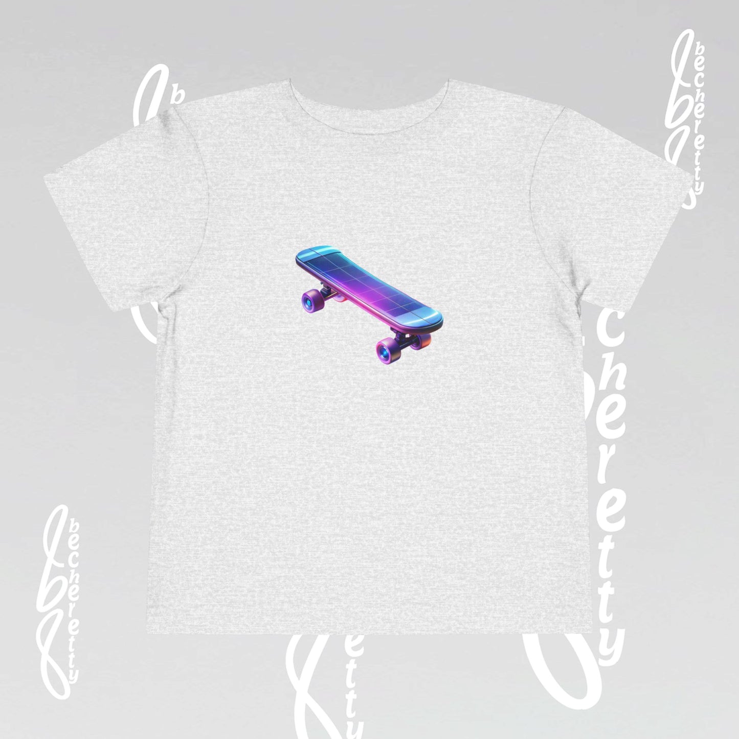 Toddler Short Sleeve T'Shirt - Futuristic Skateboard - Becheretty Graphic Design - Perfect for Playground