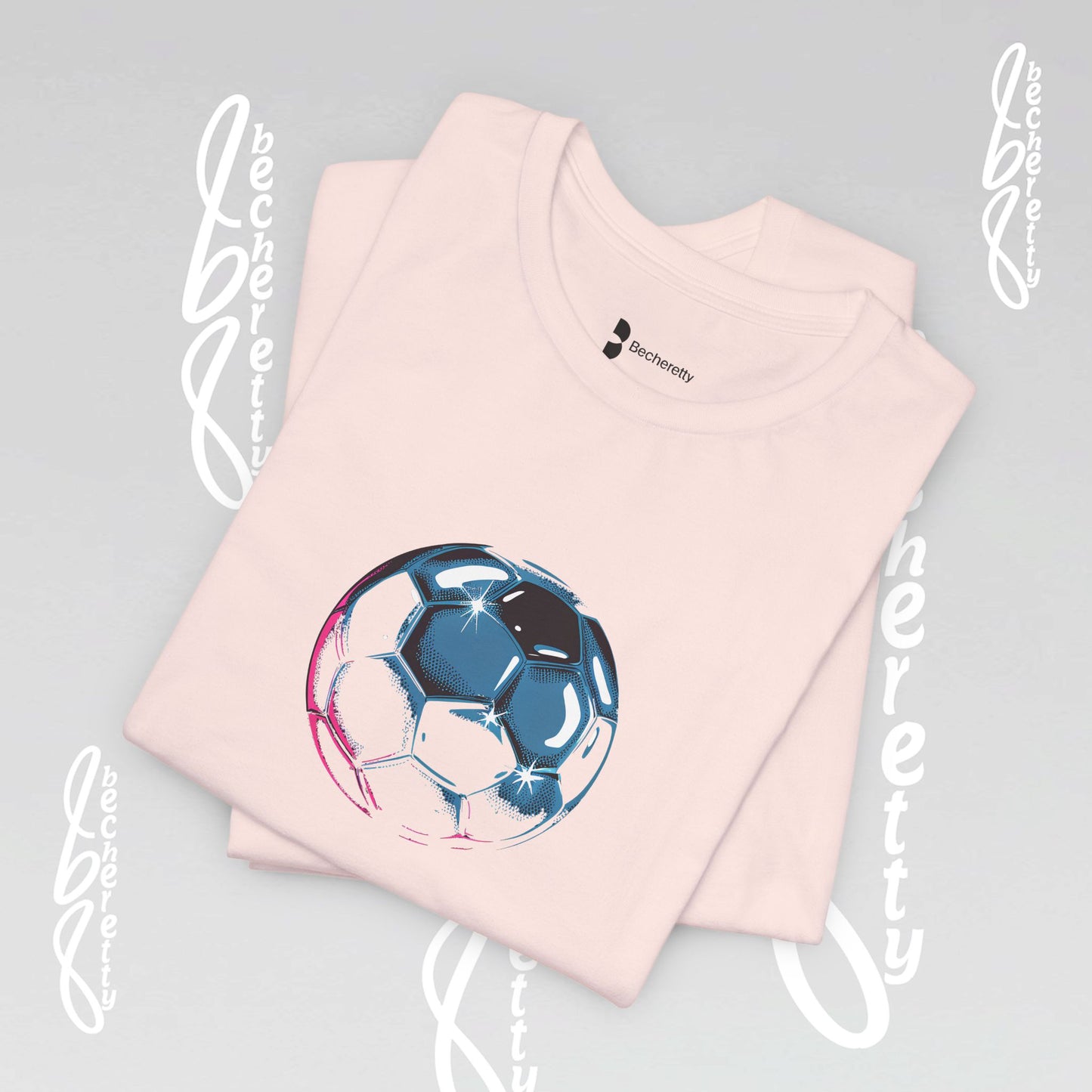 Artistic Soccer Ball - Unisex T-Shirt - Becheretty Graphic - Active Lifestyle / Casual Wear