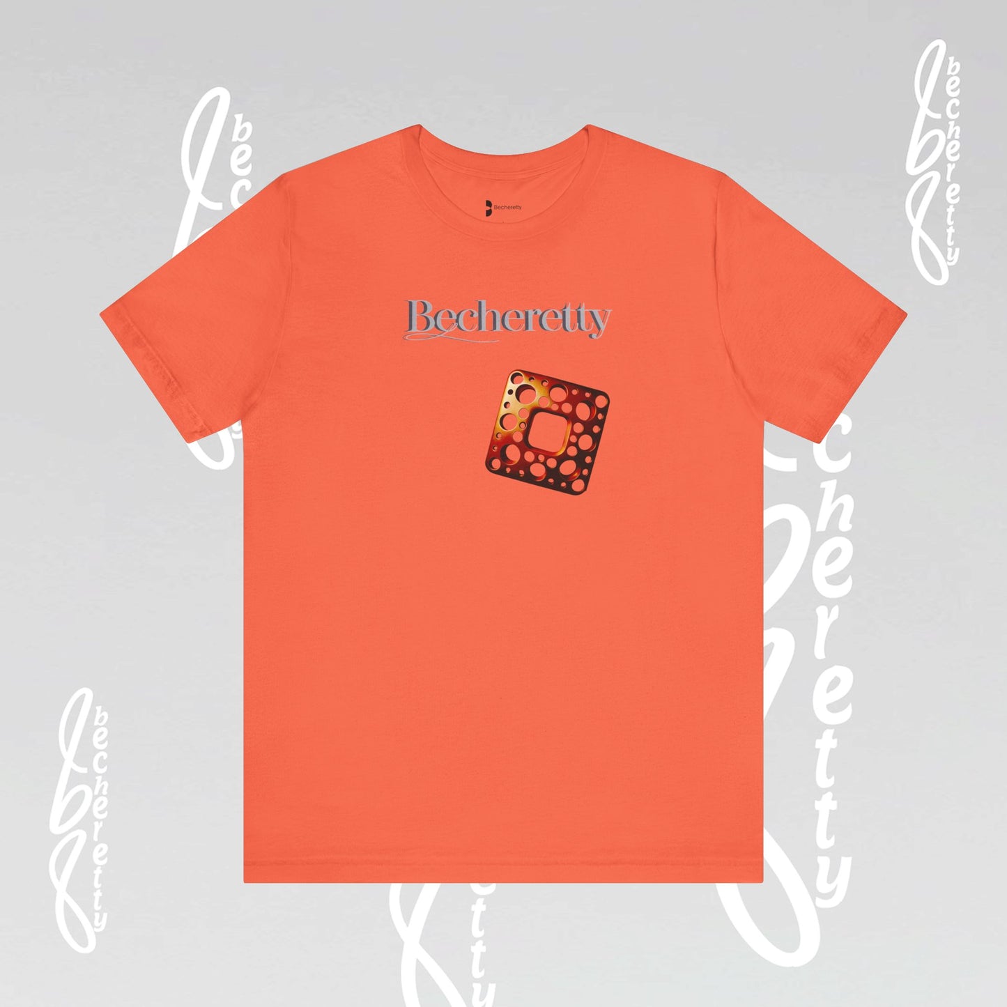 Stylish Minimalist Art Design Becheretty - Trendy short sleeve T-Shirt - Casual Wear - Gift for Him
