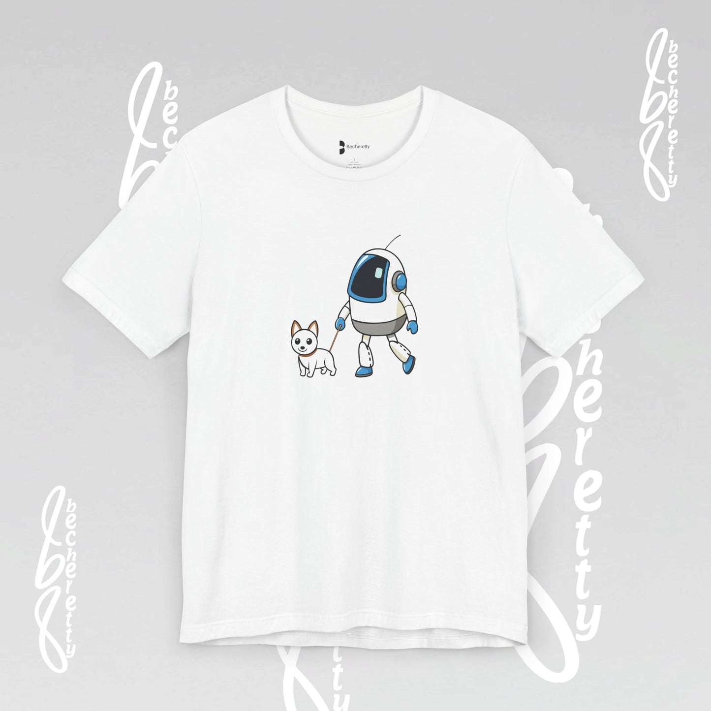 Funny & Futuristic Graphic Becheretty - Walk My Dog - Everyday Wear - Gift Idea