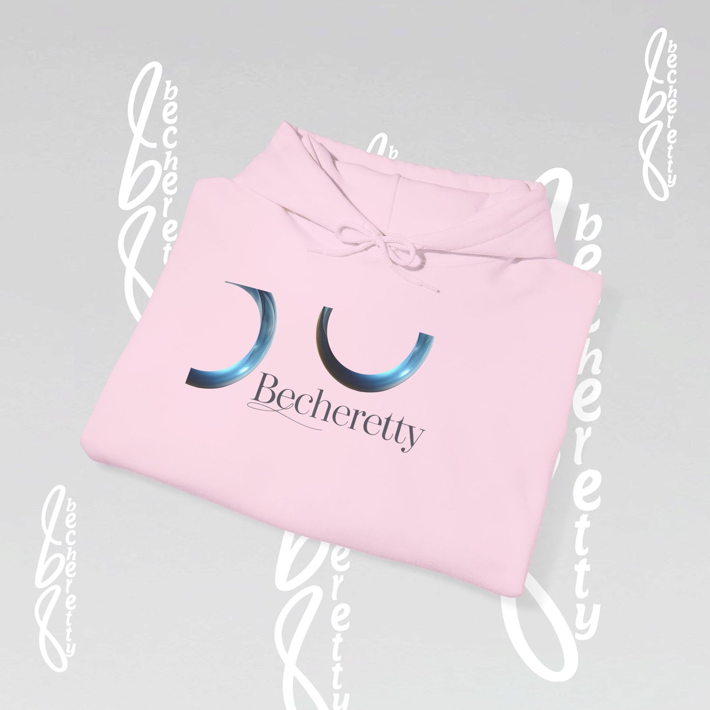 Graphic Hooded - Minimalist Design Becheretty - Broken Vector Line - Unisex