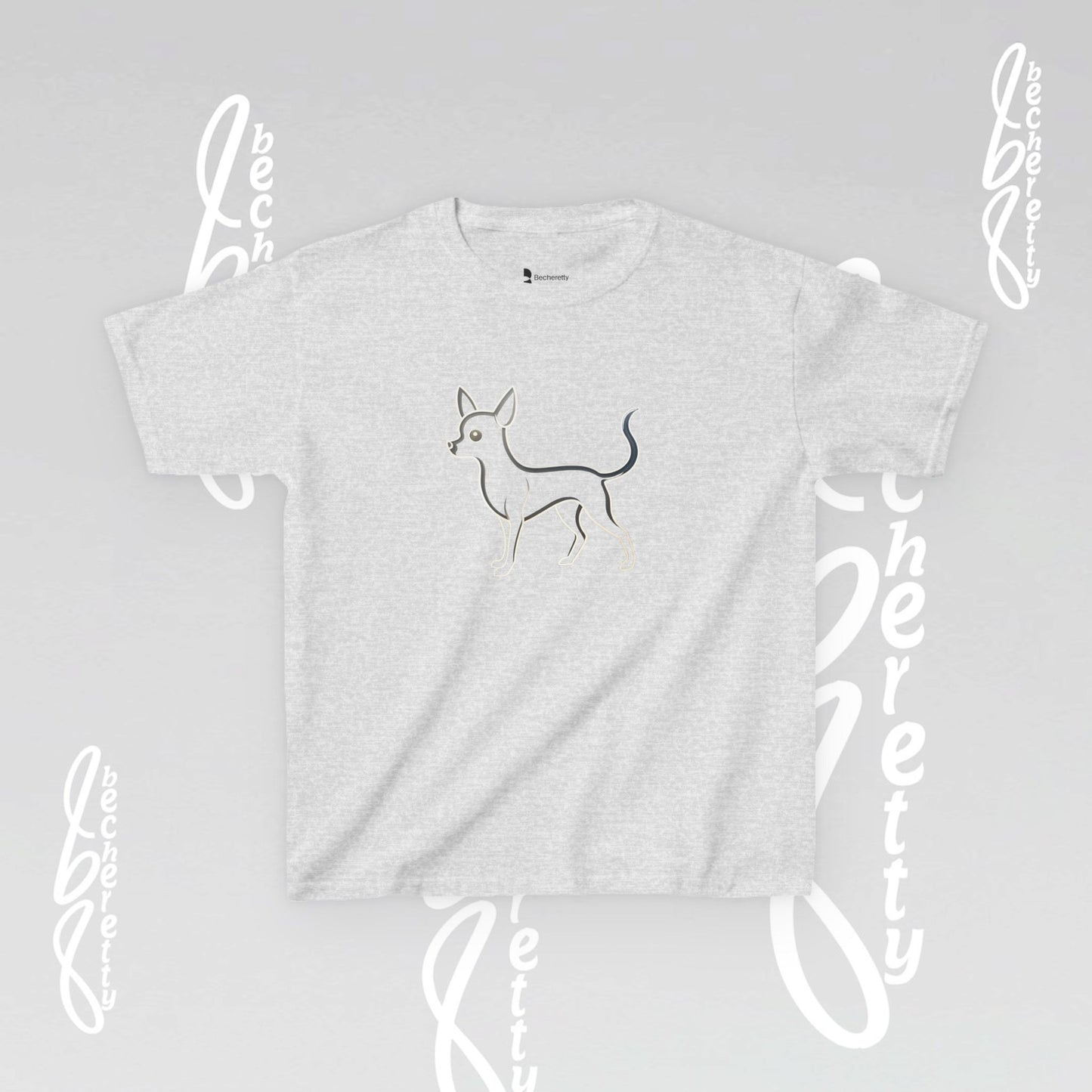 Adorable Dog Illustration Kids Tee - Cute Pet Shirt for Animal Lovers, Gift for Dog Owners, Casual Wear