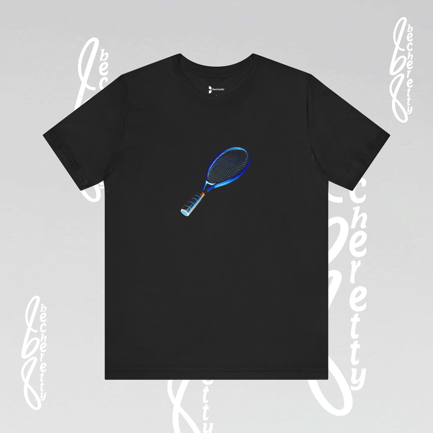 Vintage Tennis Racket - Graphic T'Shirt Becheretty - Tennis Enthusiasts - Casual Wear