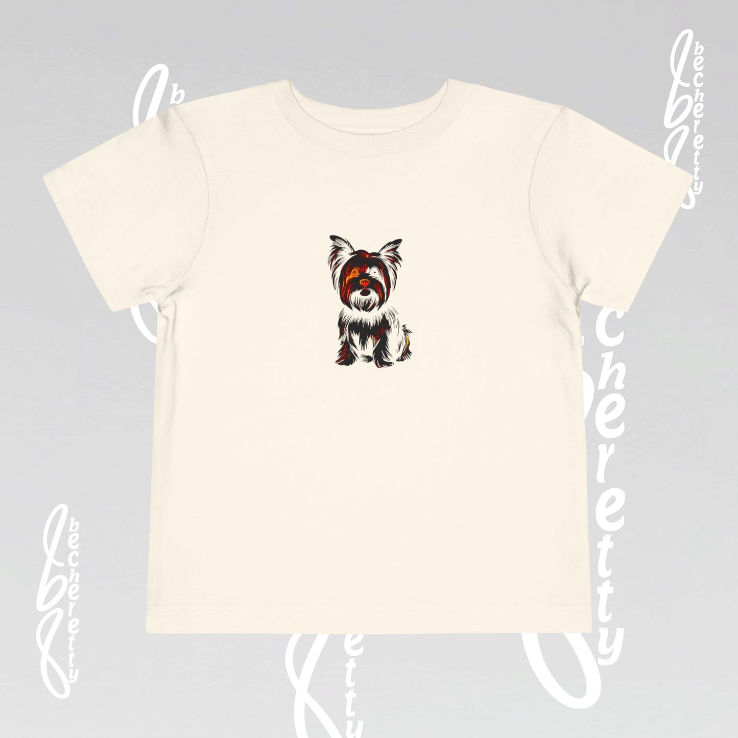 Yorkie - Graphic Tee "Becheretty" for Toddlers - Perfect gift for the little ones