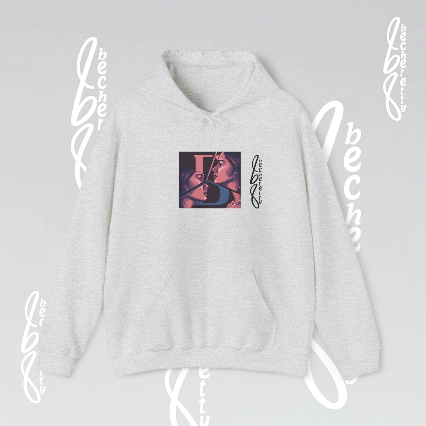 Hooded Sweatshirt Becheretty - Art Graphic Design - Unisex Gift