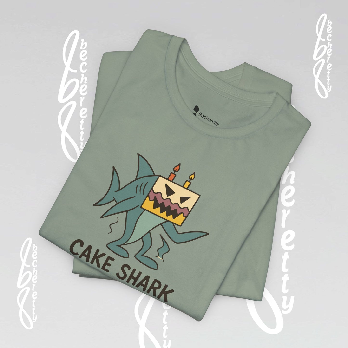Cake Shark Tee - Designed by a 10-Year-Old - Celebrate Neurodiversity - Casual Wear