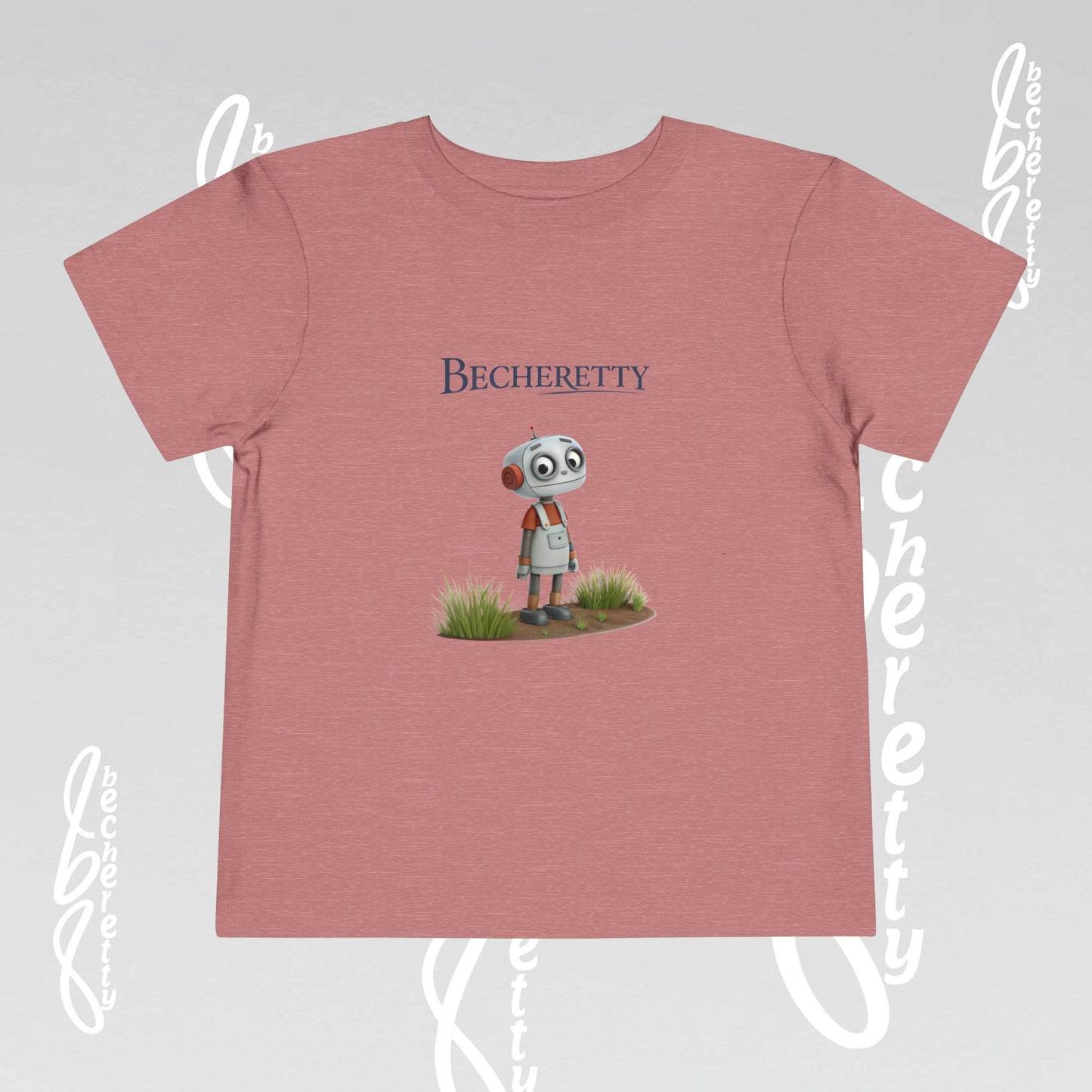 Toddler T'Shirt Short Sleeve - Cute Robot - Becheretty Graphic Design