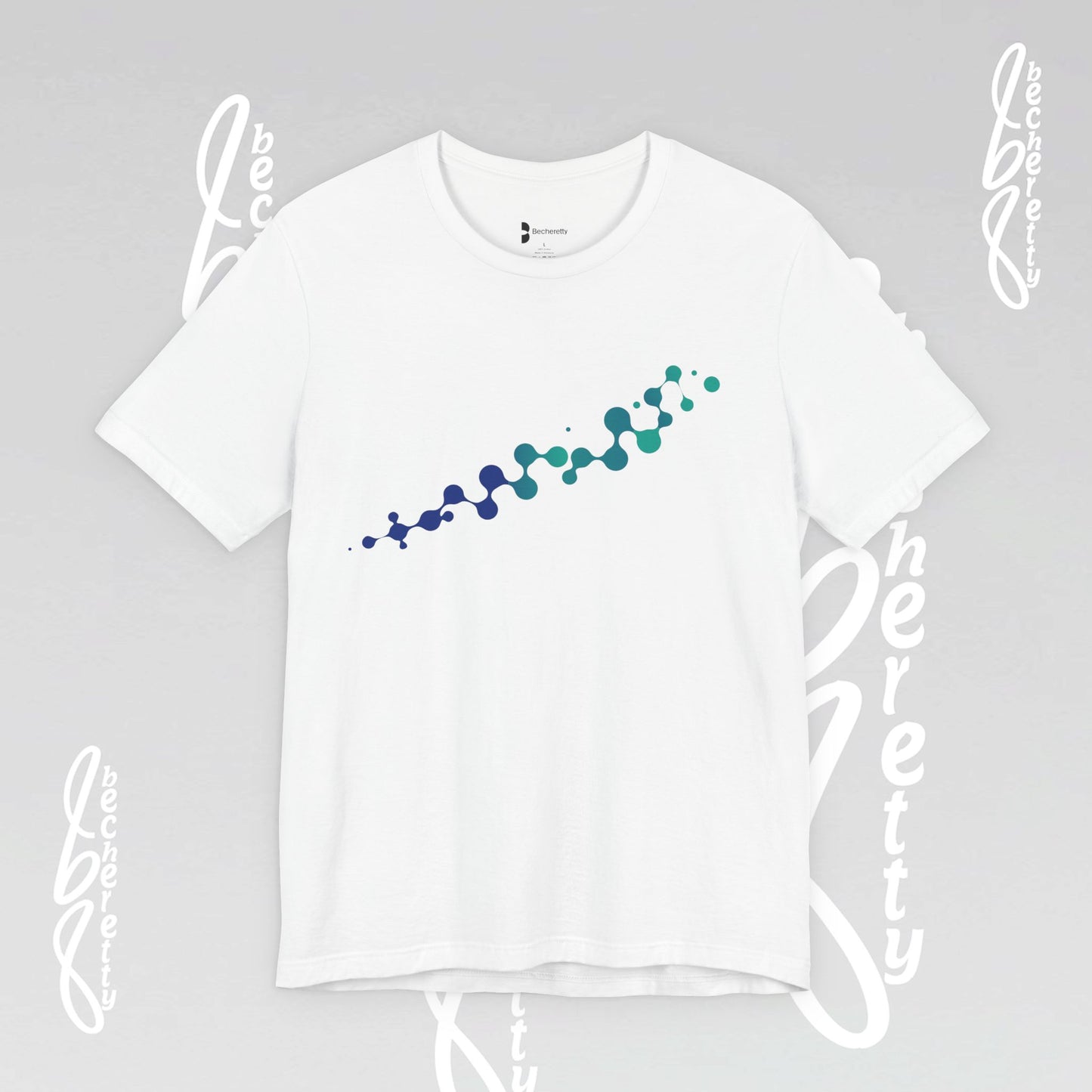Abstract Graphic Tee - Supporting Autism Awareness - Becheretty design. Wear it to share the message