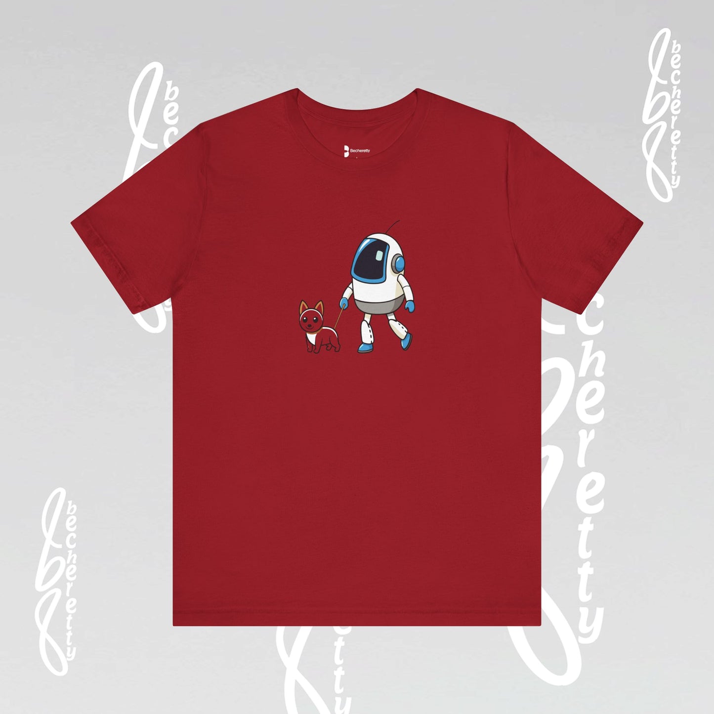 Funny & Futuristic Graphic Becheretty - Walk My Dog - Everyday Wear - Gift Idea