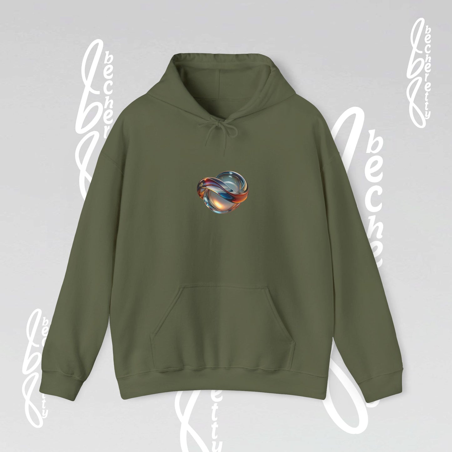 Artistic Graphic Hoodie - Becheretty Futuristic Design