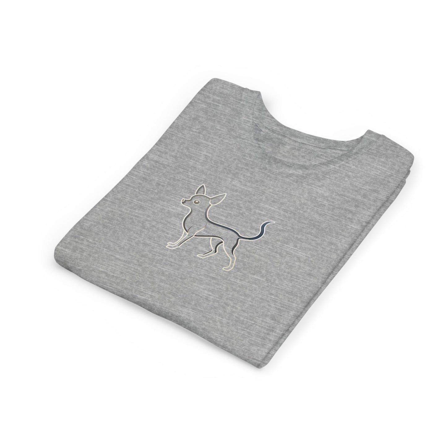 Youth T'Shirt - Graphic Chihuahua - Minimalist Art Becheretty