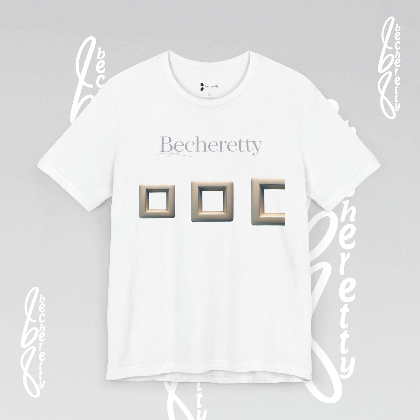 Modern Minimalist Graphic Tee - Becheretty - Artistic Everyday wear, Unique gift