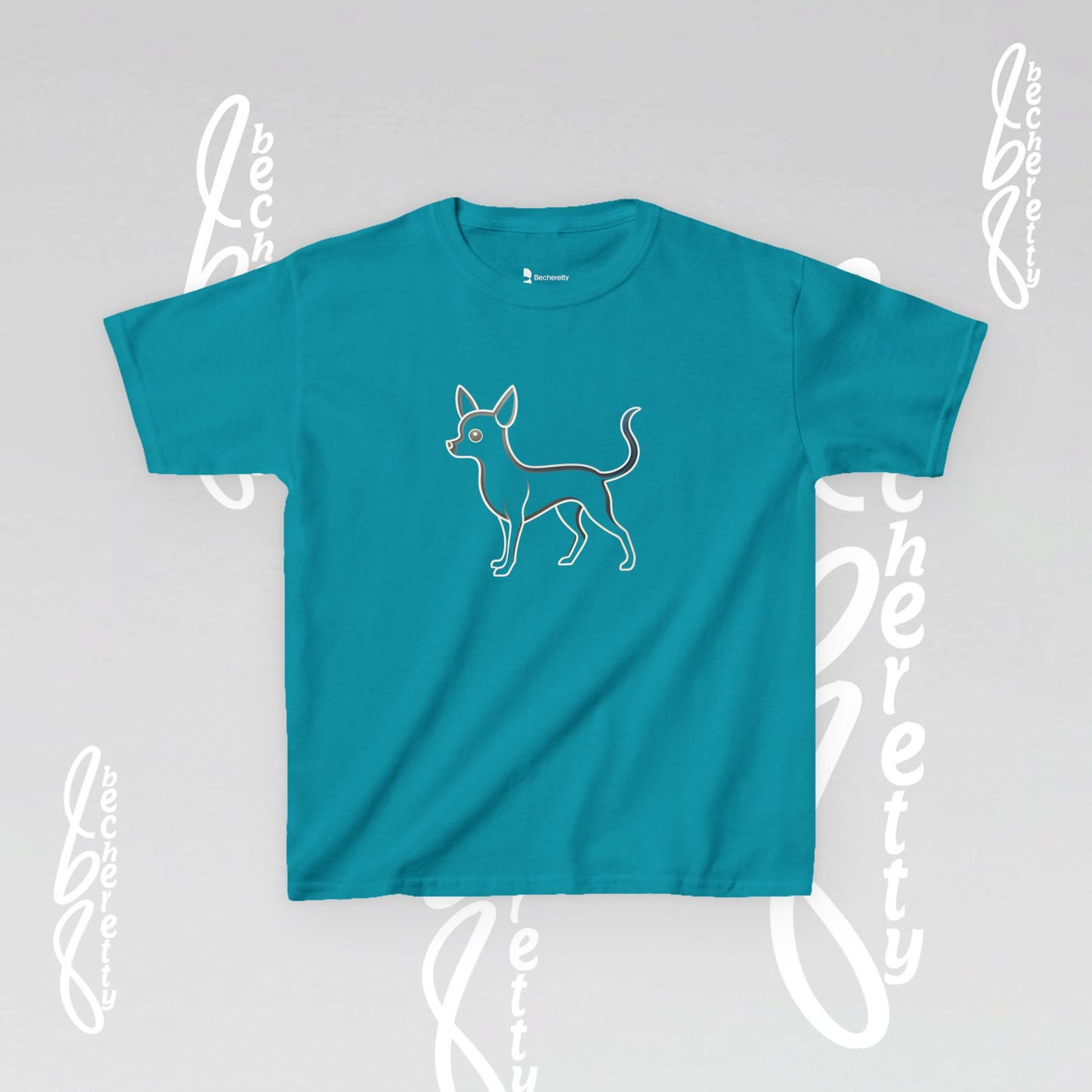 Adorable Dog Illustration Kids Tee - Cute Pet Shirt for Animal Lovers, Gift for Dog Owners, Casual Wear