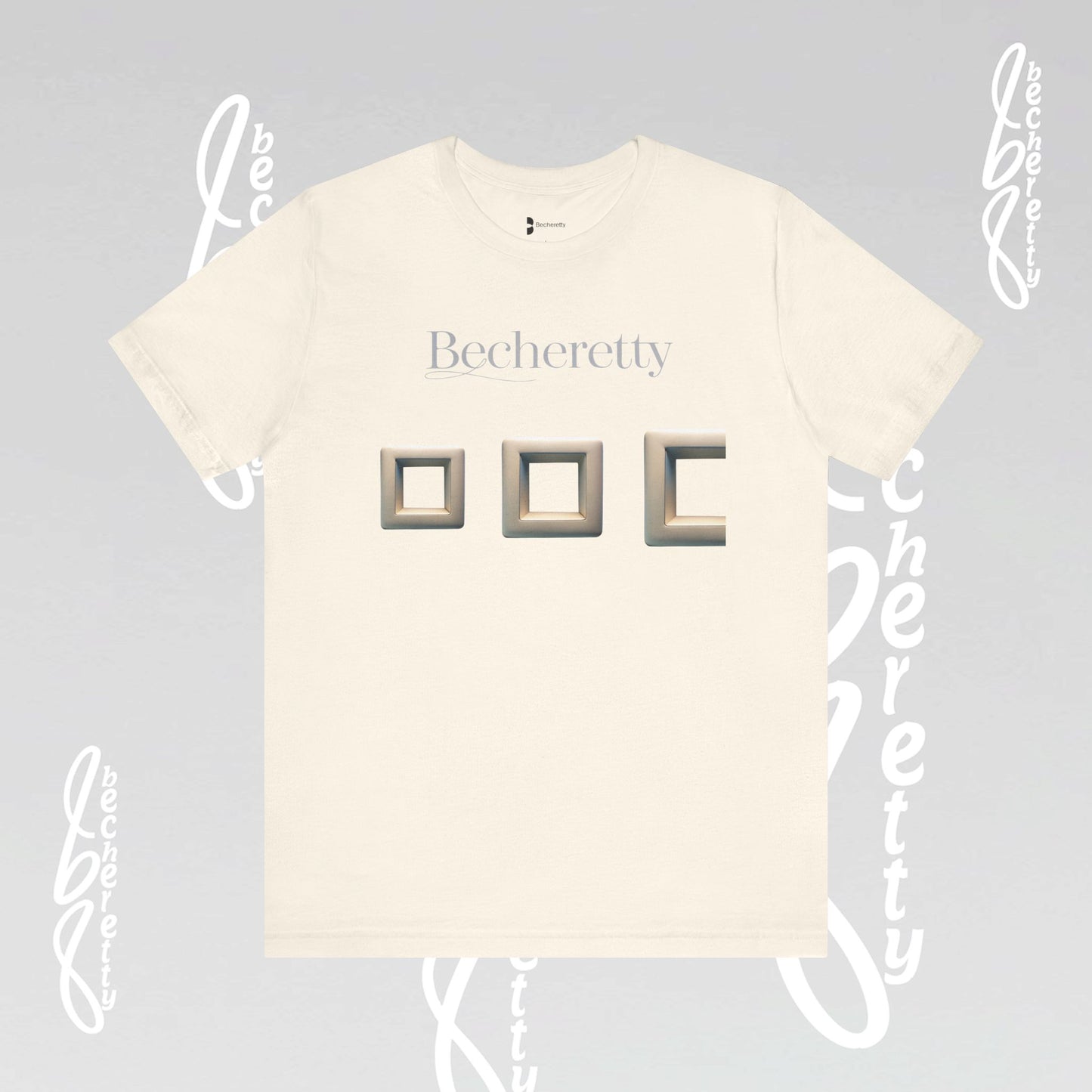 Modern Minimalist Graphic Tee - Becheretty - Artistic Everyday wear, Unique gift