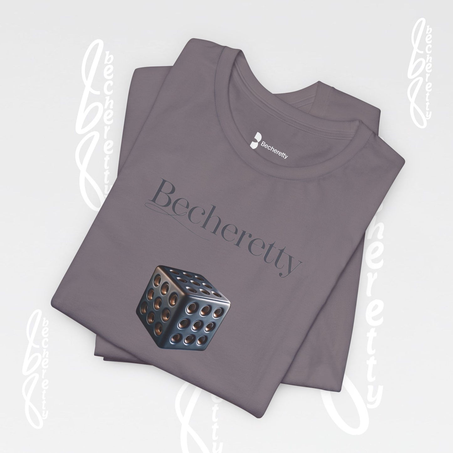 Original Dice 3D Graphic Becheretty - Minimalistic Art Expression - Casual wear - Gamers Gift