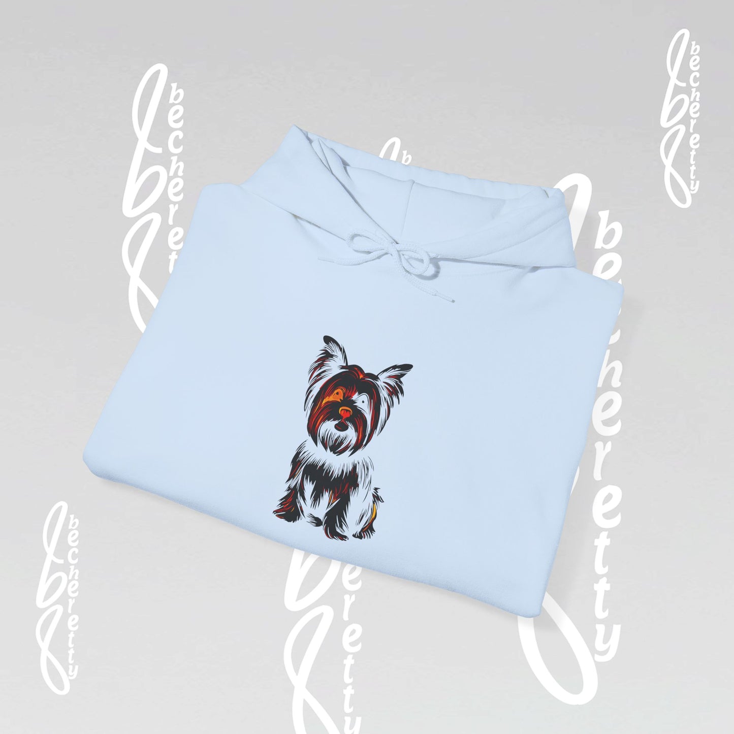 Yorkshire Graphic Hoodie Becheretty - Unisex - A great gift for Yorkie lovers