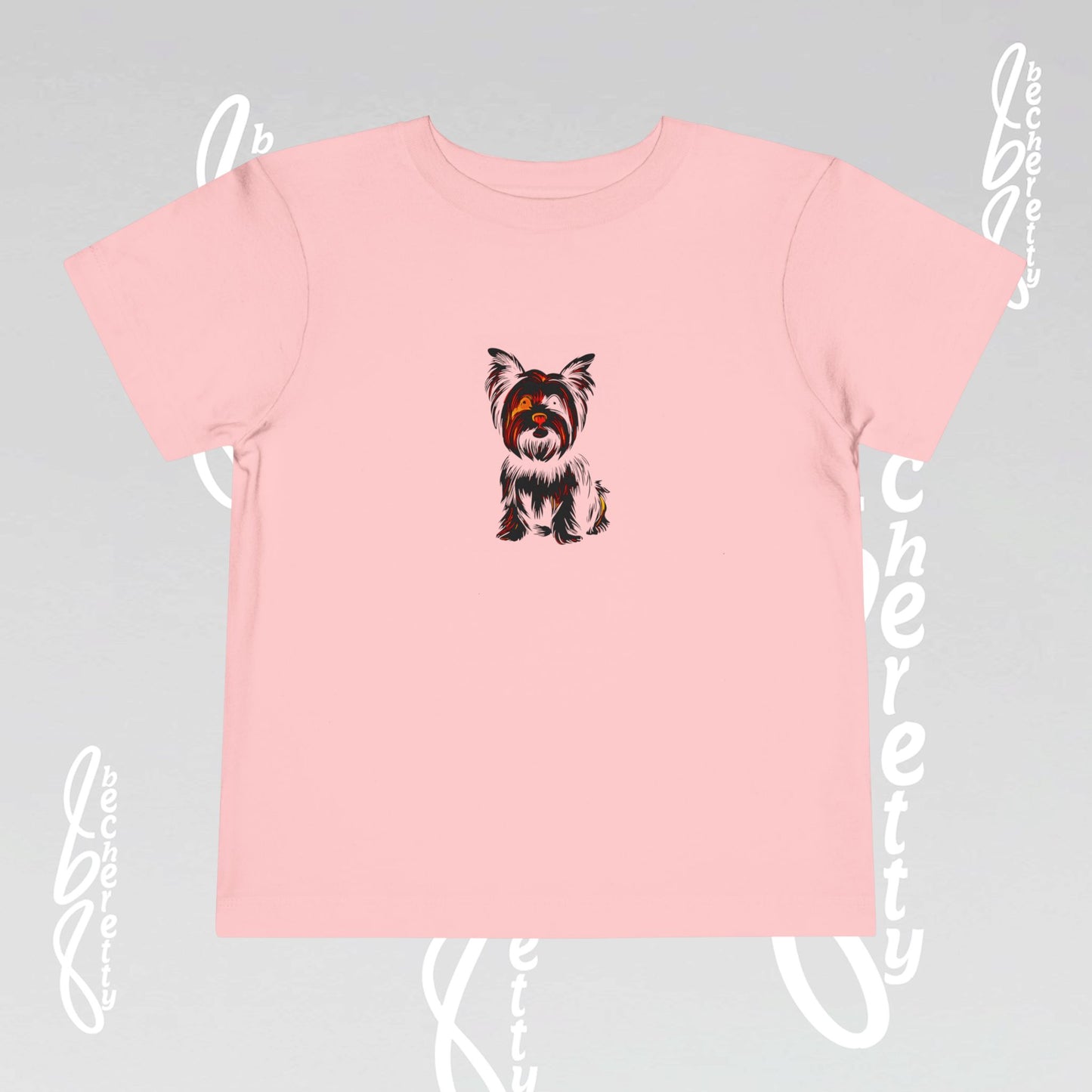 Yorkie - Graphic Tee "Becheretty" for Toddlers - Perfect gift for the little ones