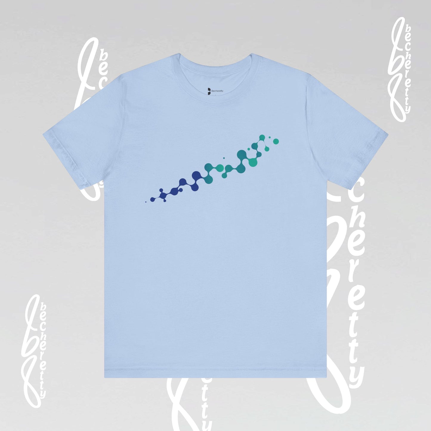 Abstract Graphic Tee - Supporting Autism Awareness - Becheretty design. Wear it to share the message