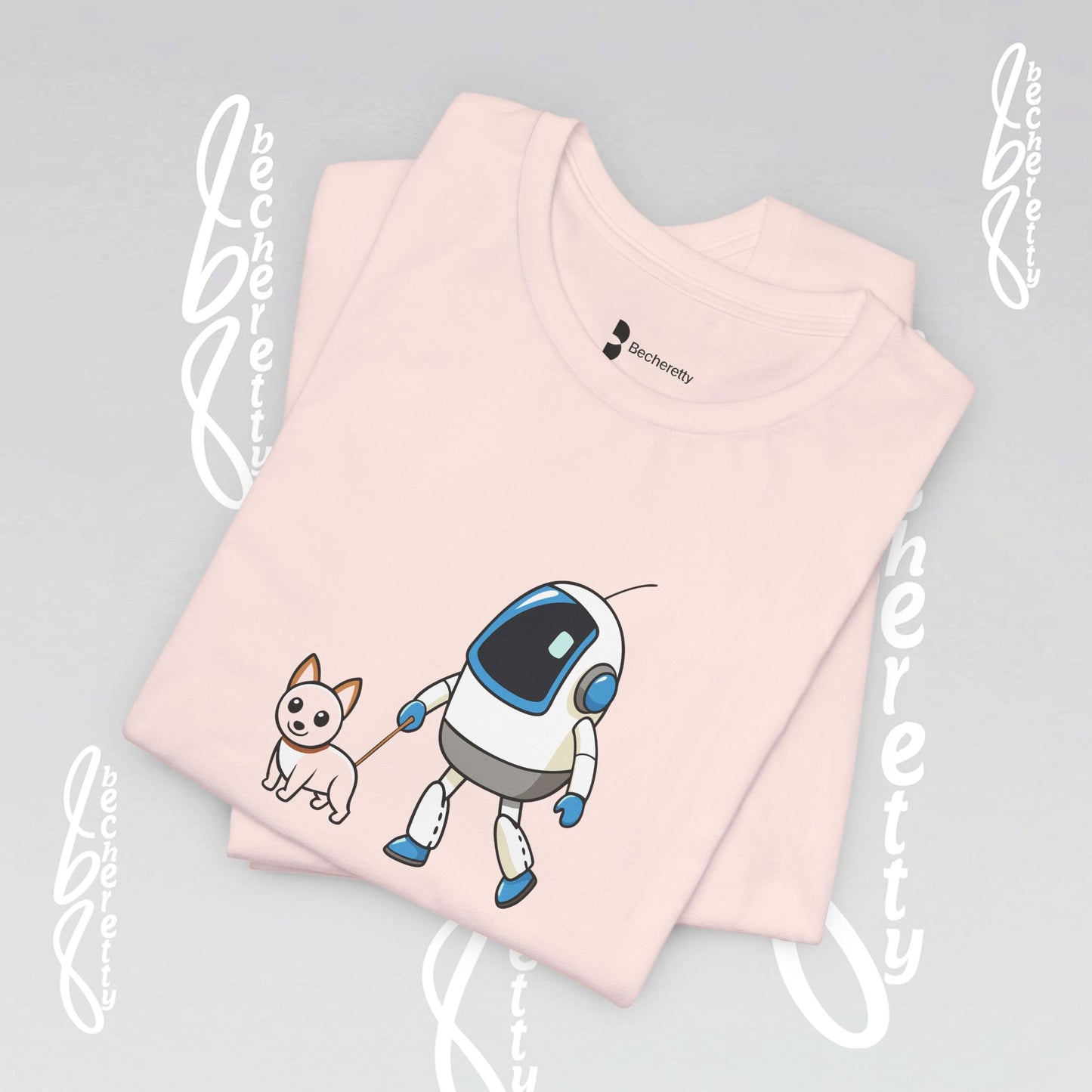 Funny & Futuristic Graphic Becheretty - Walk My Dog - Everyday Wear - Gift Idea
