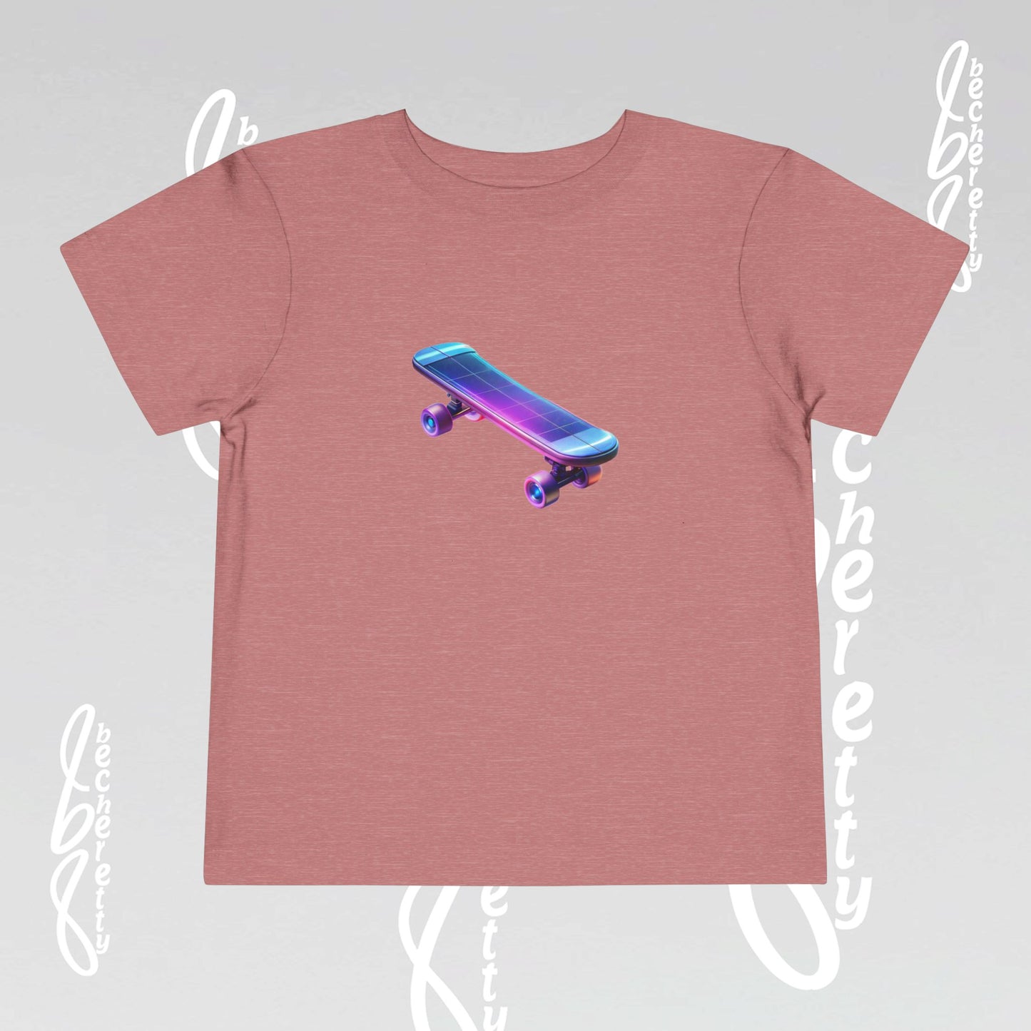 Toddler Short Sleeve T'Shirt - Futuristic Skateboard - Becheretty Graphic Design - Perfect for Playground