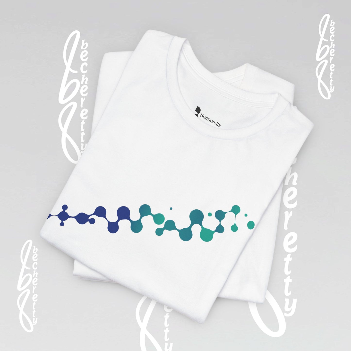 Abstract Graphic Tee - Supporting Autism Awareness - Becheretty design. Wear it to share the message