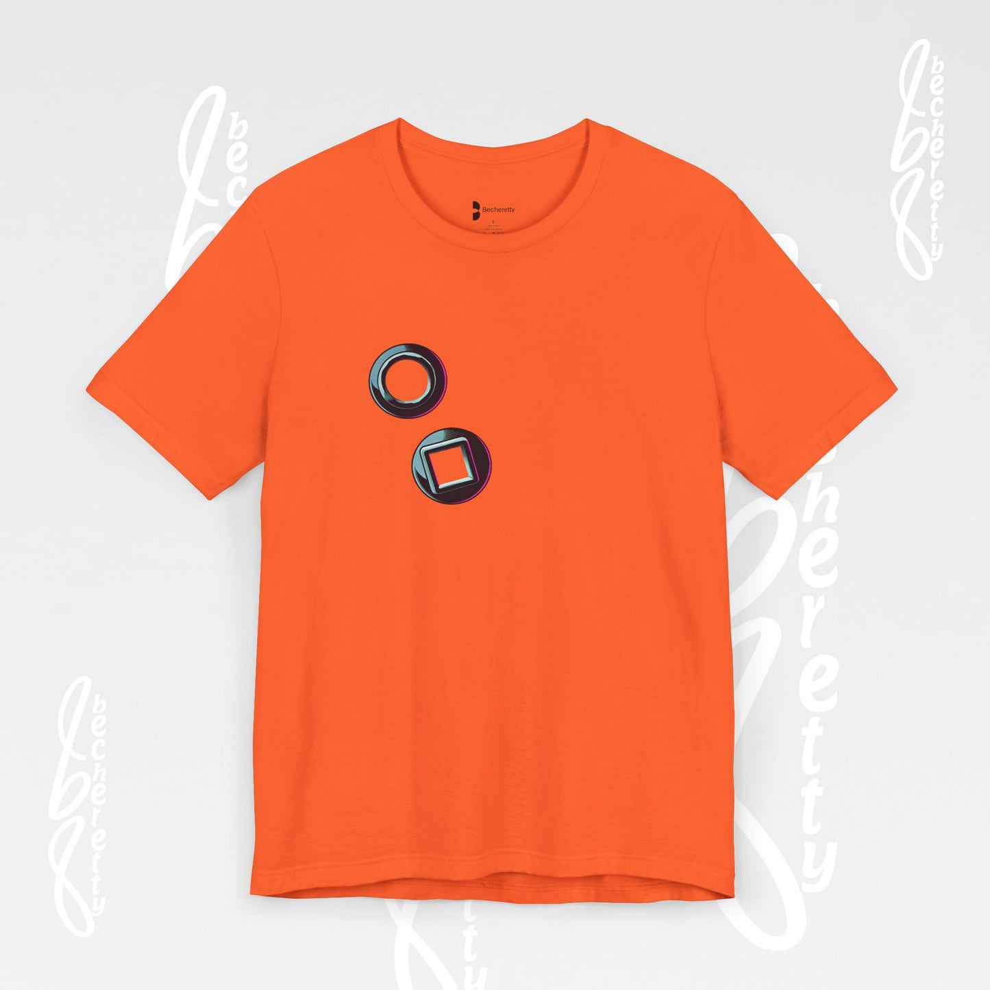 Graphic T-Shirt short sleeve, Unisex - Becheretty Minimalist Design - Casual Wear